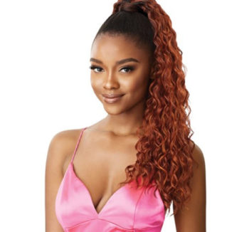 OUTRE SYNTHETIC PRETTY QUICK PONYTAIL - DEEP WAVE 24"