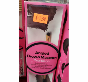 Black Pink Angled Brow & Mascara Dual Brush
