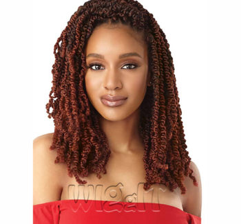 Outre X-Pression Twisted-Up Crochet Braid - Wavy Bomb Twist Curly Tip 12"