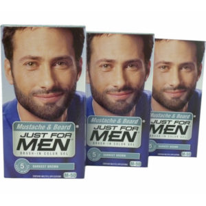 Just for Men Mustache & Beard #M-50 Darkest Brown Color Gel